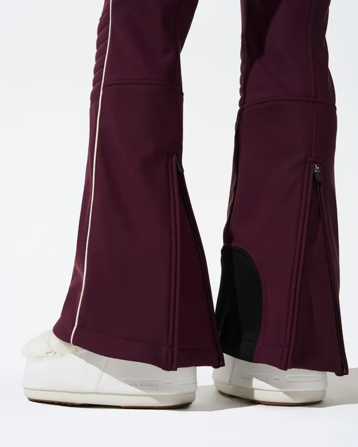 Perfect Moment Star Ski Suit Burgundy Women Ski Suits