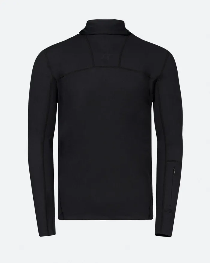 Perfect Moment Thermal Tech Top Black Men Base Layers