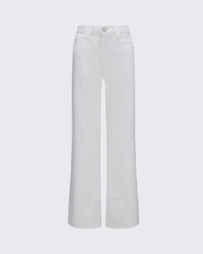 Perfect Moment WideLeg Jean White Women Pants
