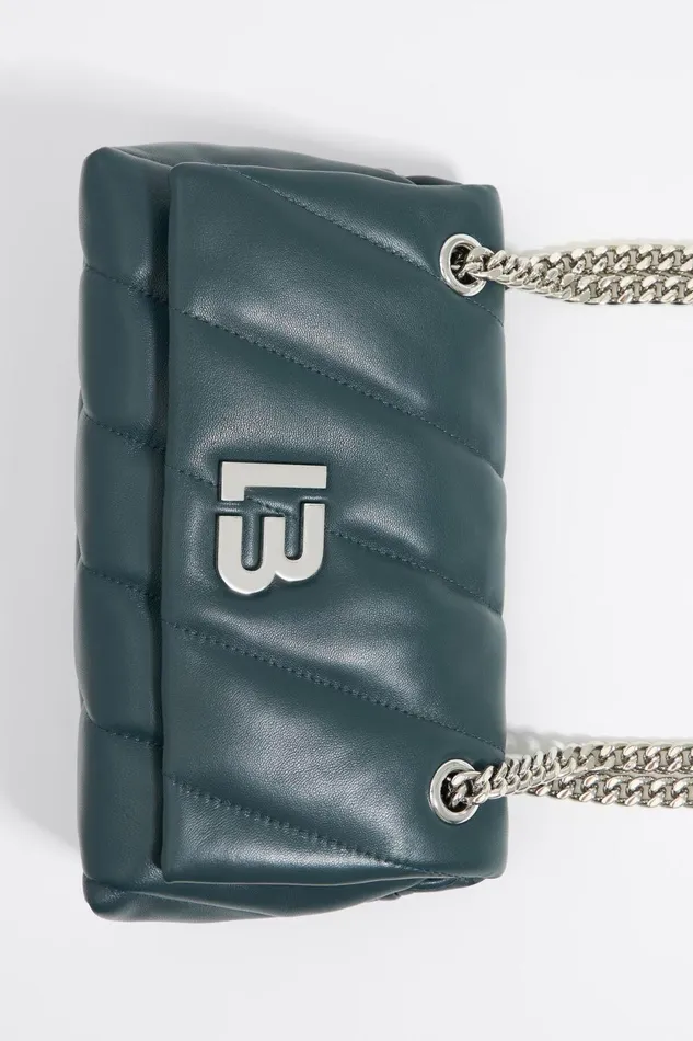 Petit Sac Rabat Cuir Bleuvert Teal Women Bimba Y Lola Crossbody Bags Petit Sac Rabat Cuir Bleuvert Teal Women Bimba Y Lola Crossbody Bags