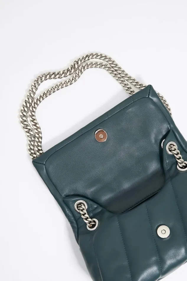 Petit Sac Rabat Cuir Bleuvert Teal Women Bimba Y Lola Crossbody Bags Petit Sac Rabat Cuir Bleuvert Teal Women Bimba Y Lola Crossbody Bags