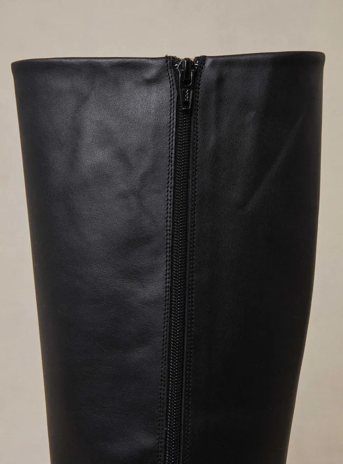 Petite Mendigote Boots Fw24 Bottes A Talon Ciano Black 8211 Women