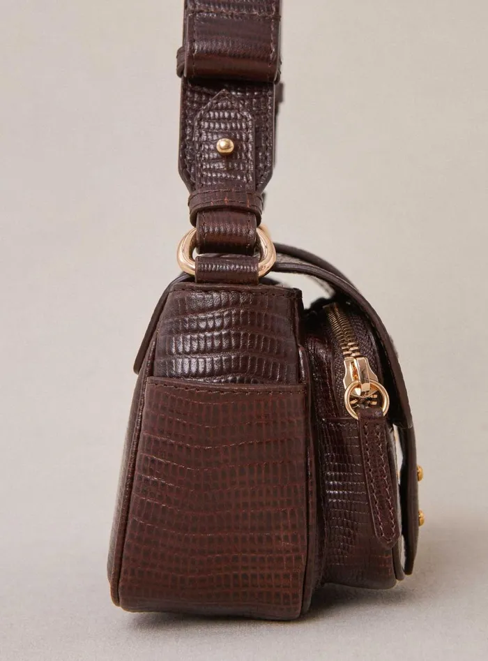 Petite Mendigote Shoulder Bags Fw24 Sac Mini Steve Multipoches Chocolate 8211 Women
