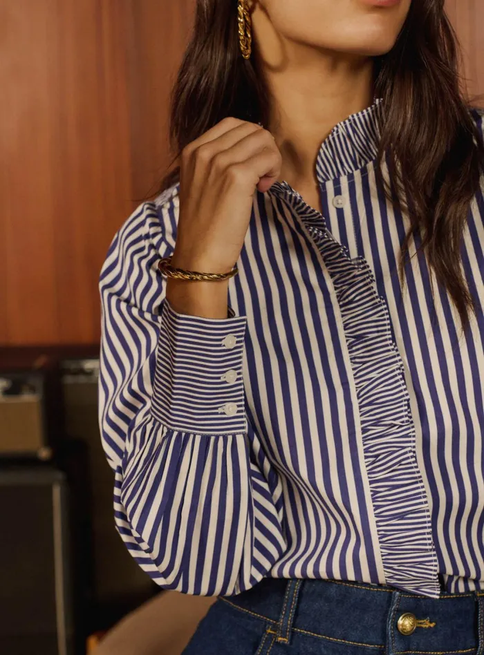 Petite Mendigote Tops Blouses Chemise Talcy Marine 8211 Women