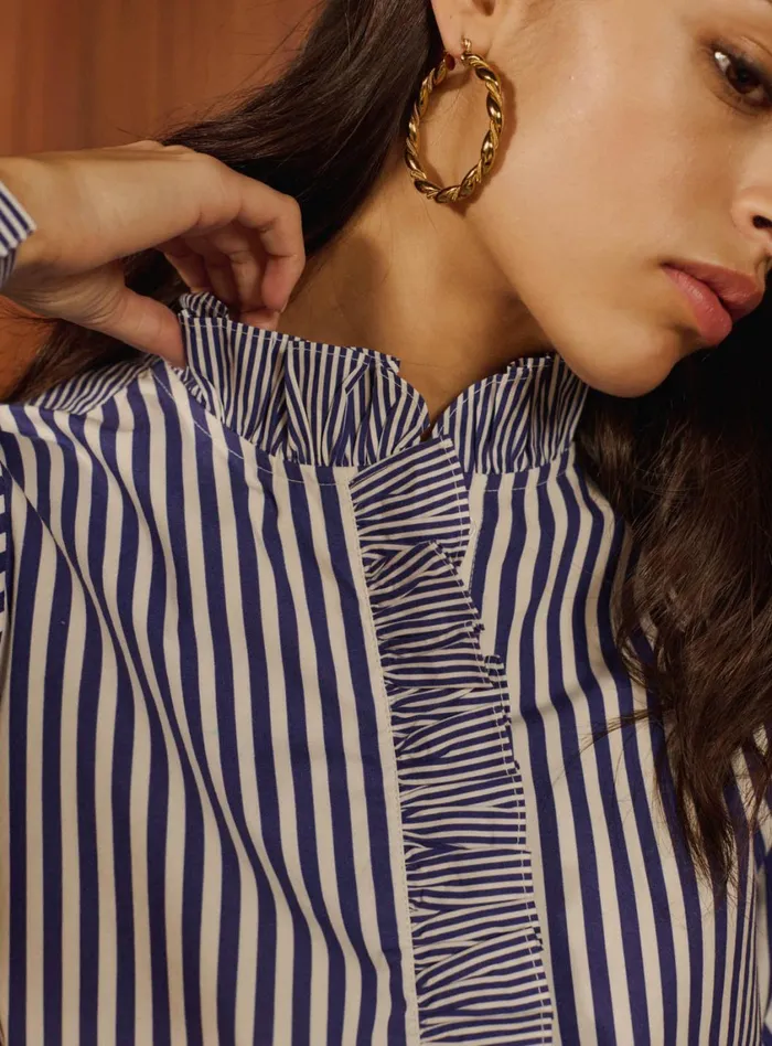 Petite Mendigote Tops Blouses Chemise Talcy Marine 8211 Women
