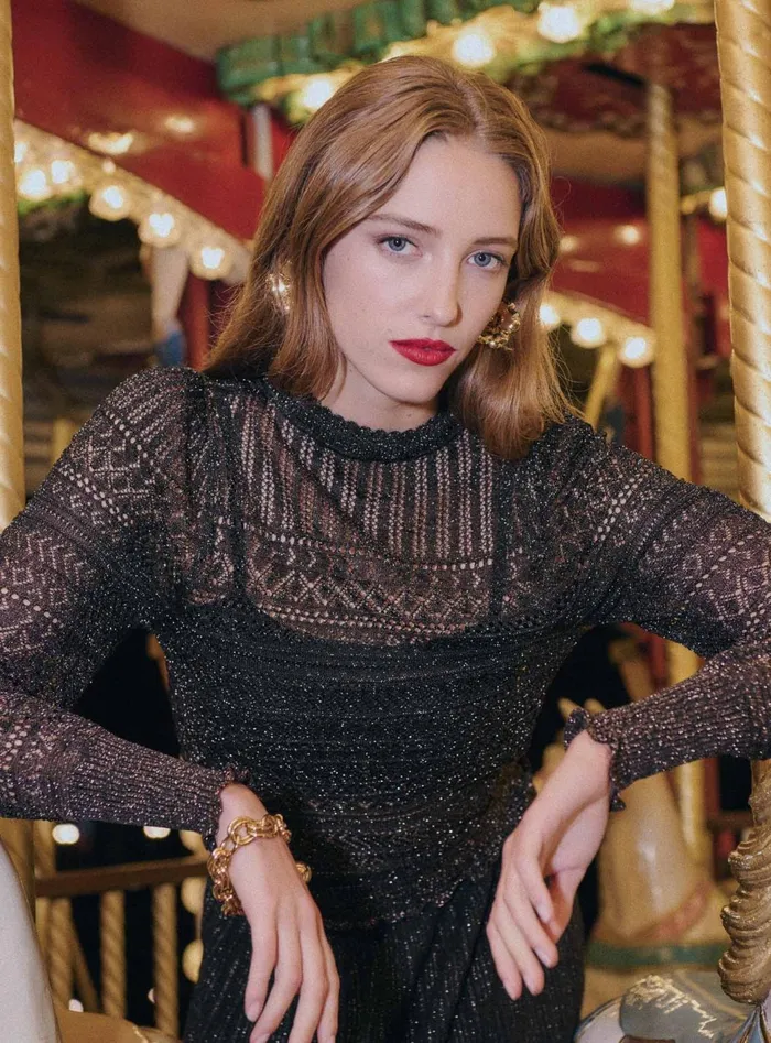 Petite Mendigote Tops Blouses Top Miley Black 8211 Women