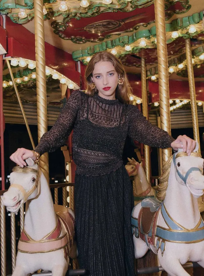 Petite Mendigote Tops Blouses Top Miley Black 8211 Women