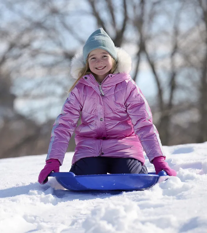 Pink Star Kids Puffer Jacket Hatley