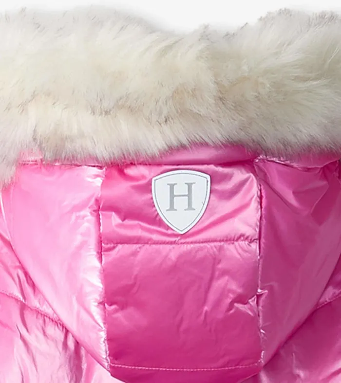 Pink Star Kids Puffer Jacket Hatley