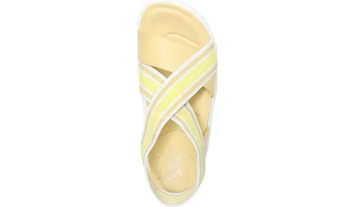 Platform Women Franco Sarto Franco Niko Platform Sandal Light Yellow Leather