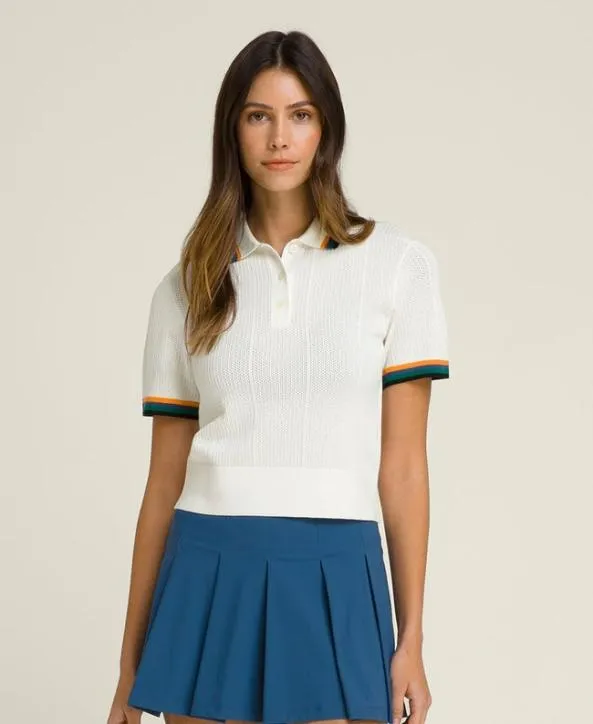 Polos Women Wilson Shrunken Essex Polo Sandrift