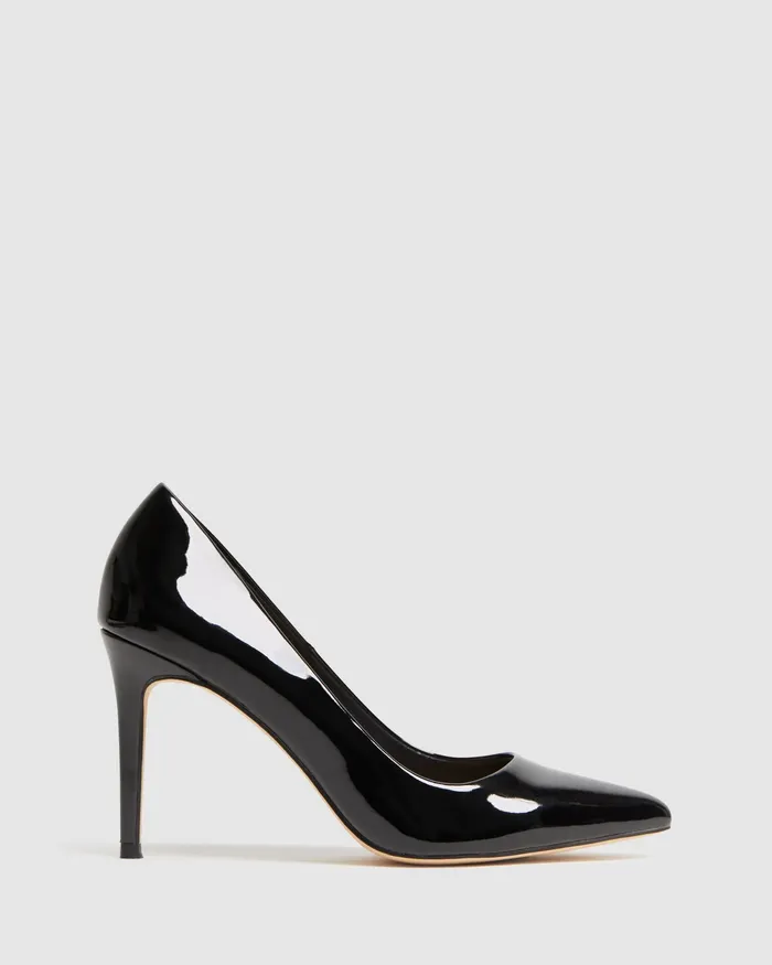 Pumps IMPOSSIBLE Black Patent Pumps 8211 NOVO Shoes Women