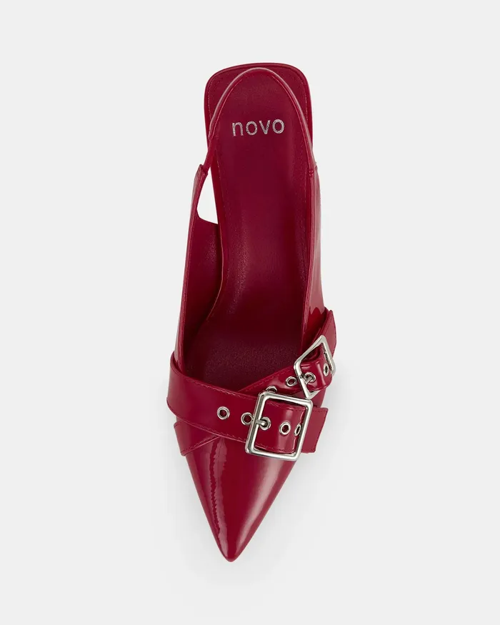 Pumps NOVO Shoes Women IRABELLA Red Patent Pumps