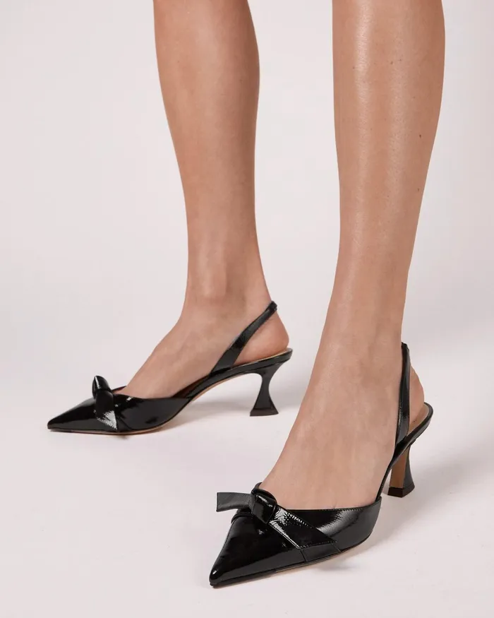 Pumps Women Alexandre Birman Alexandre Birman Clarita Bell Slingback 60 Pump 8211 Slingback Heels Black