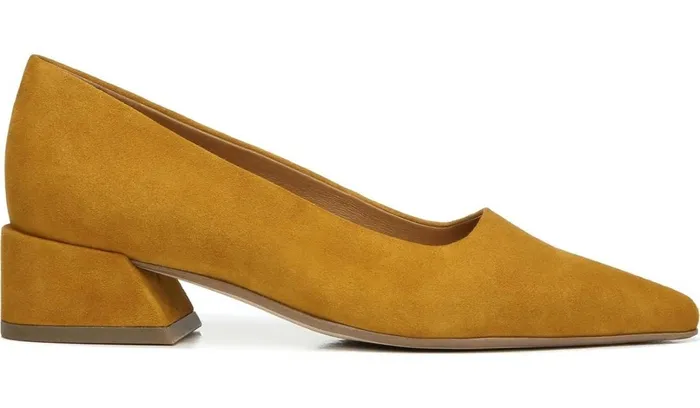 Pumps Women Franco Sarto Sarto Modena Block Heel Pump Ochre Leather