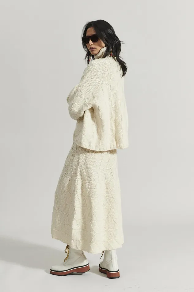 Rachel Comey Knits Women Plano Skirt Natural