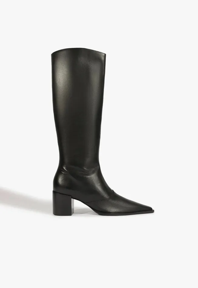 Raffaela Up Mid Boot Black Women Schutz Shoes Boots