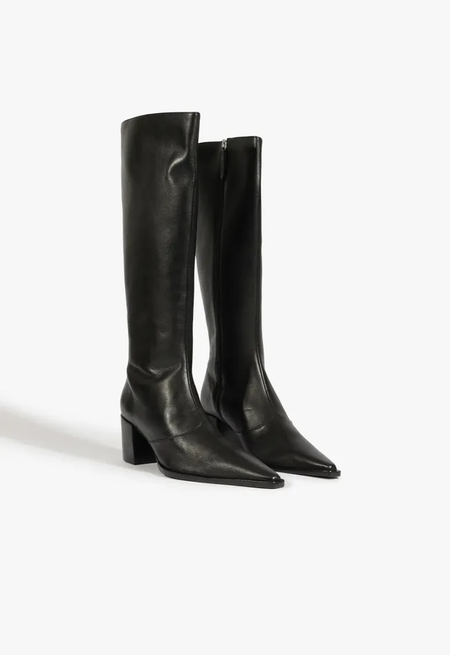 Raffaela Up Mid Boot Black Women Schutz Shoes Boots