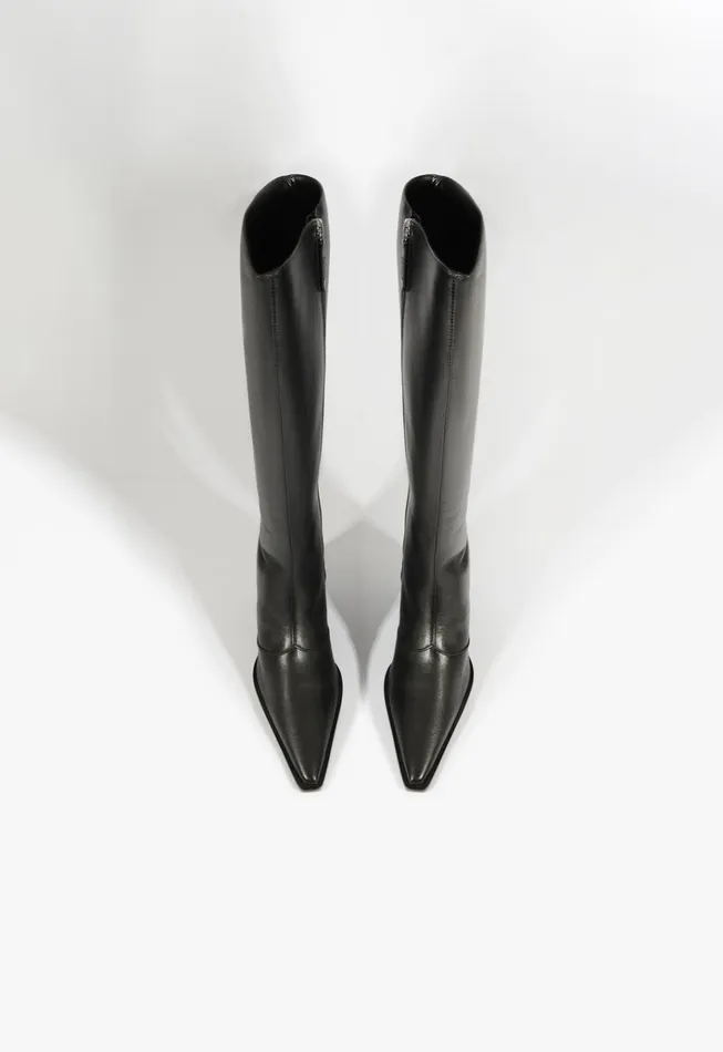 Raffaela Up Mid Boot Black Women Schutz Shoes Boots