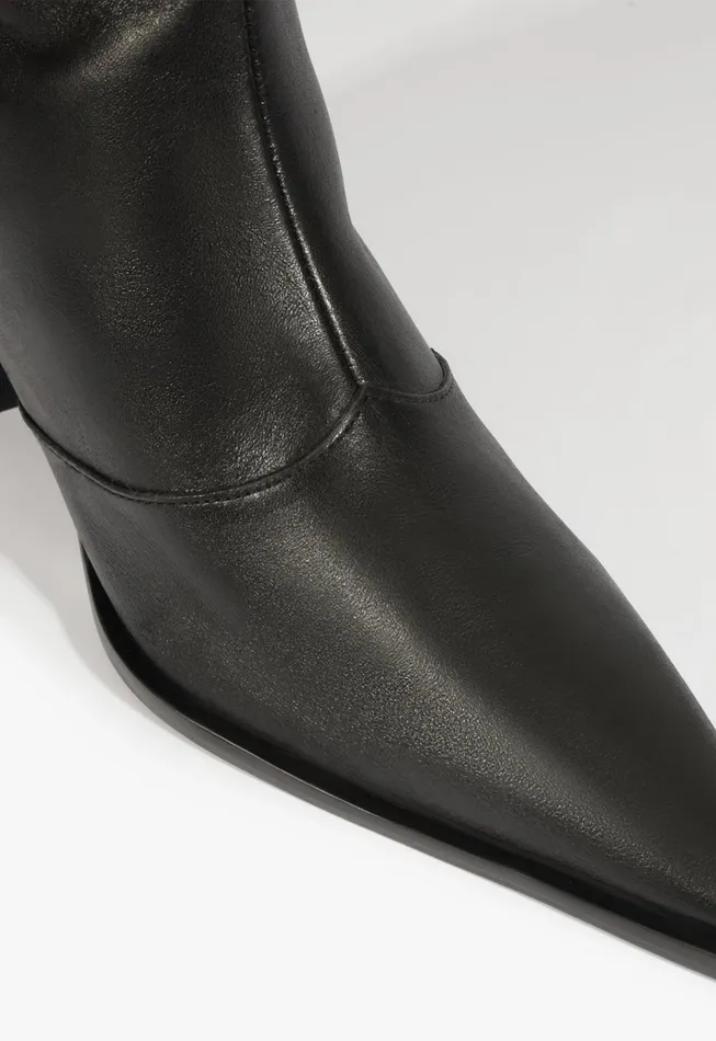 Raffaela Up Mid Boot Black Women Schutz Shoes Boots