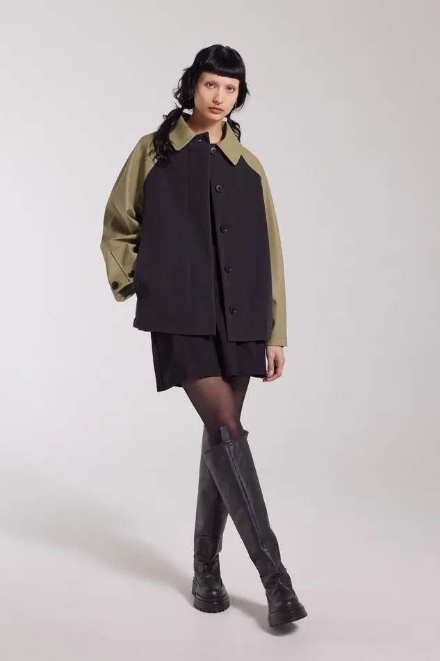 Raincoats Women Stutterheim Bandhagen Raincoat Aloe