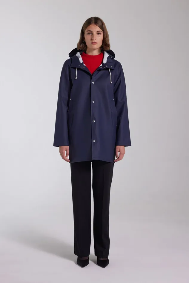 Raincoats Women Stutterheim Stockholm Raincoat Navy