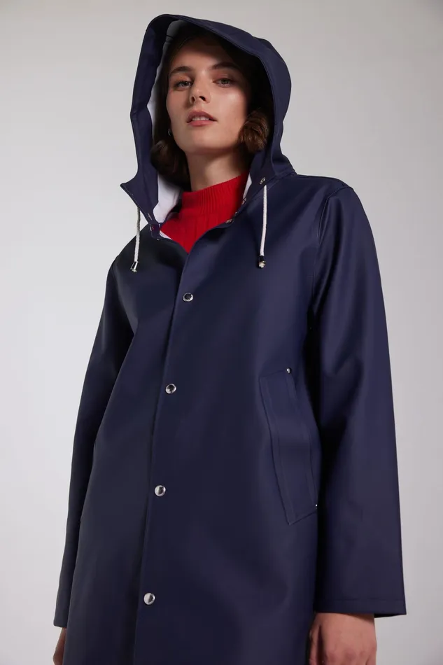Raincoats Women Stutterheim Stockholm Raincoat Navy