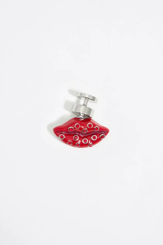 Red Crystal Lips Charm Red Women Bimba Y Lola Bag Charms