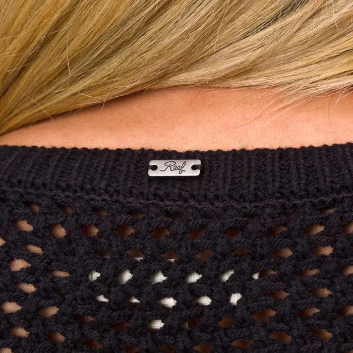 Reef Hoodies Sweaters and Jackets Mika Knit Cardigan Caviar 8211 Women Reef Hoodies Sweaters and Jackets Mika Knit Cardigan Caviar 8211 Women