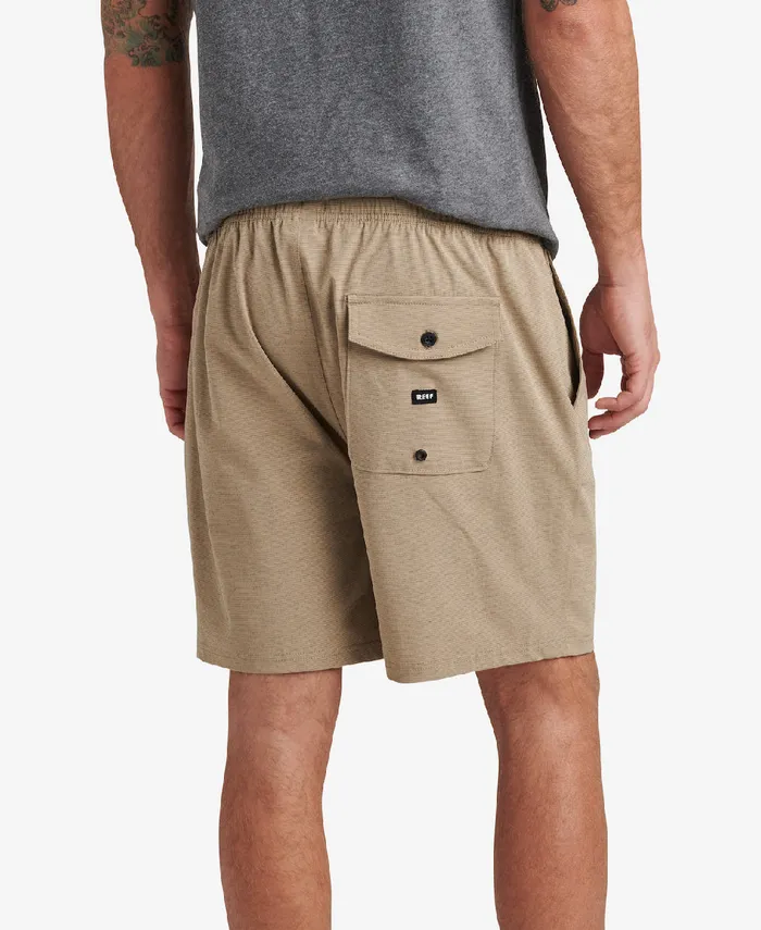 Reef Shorts Boardshorts and Pants Fields 17 Elastic Waist Walk Short Kelp 8211 Men Reef Shorts Boardshorts and Pants Fields 17 Elastic Waist Walk Short Kelp 8211 Men