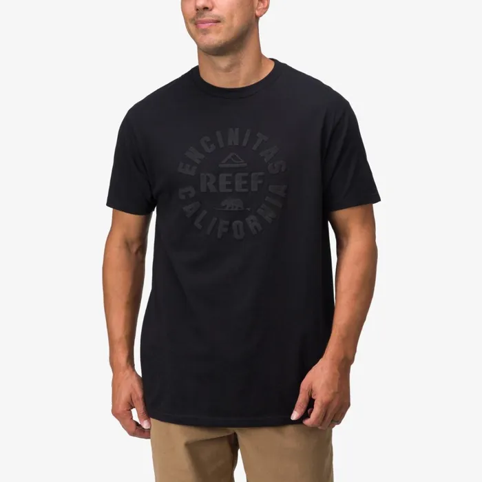 Reef TShirts and Shirts Rancho Tee Black Black 8211 Men