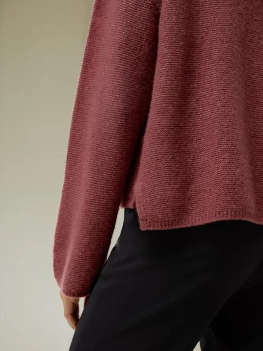 Relaxed Fit DropShoulder Silk Cashmere Blend Sweatshirt Women Lilysilk Essentials