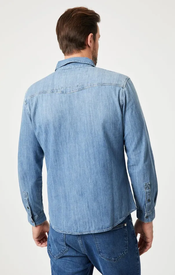 Rio Shirt In Light Camo Vintage Men Mavi Jeans Shirts