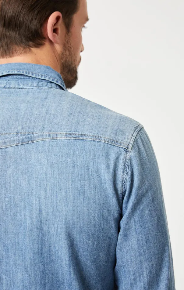 Rio Shirt In Light Camo Vintage Men Mavi Jeans Shirts
