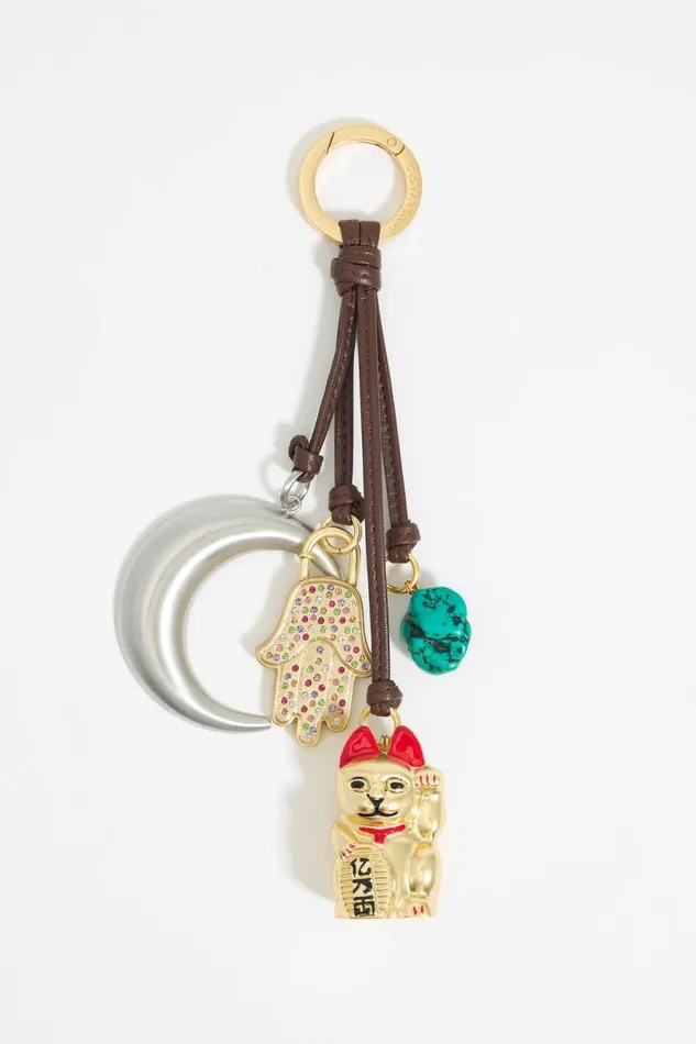 Rope Bag Charm Brown Women Bimba Y Lola Bag Charms