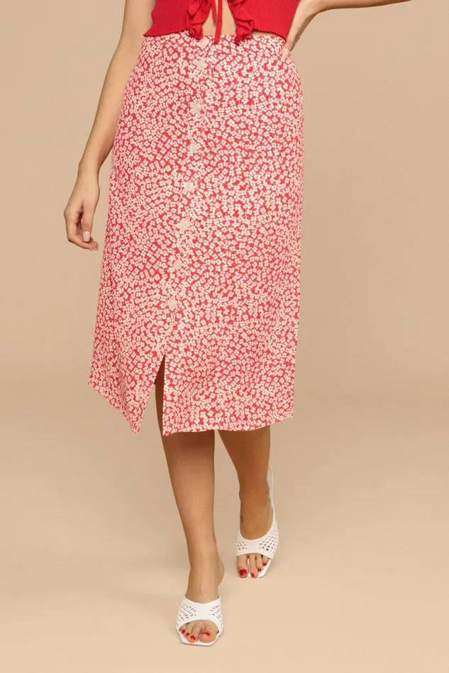 Rouje ELIOT Skirt Coquelicot Fleurette Women Skirts