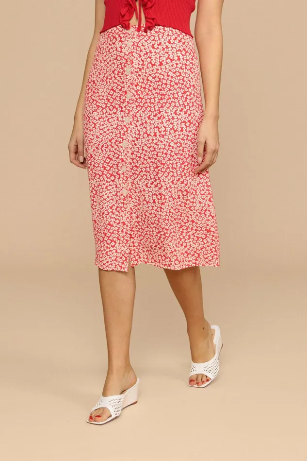 Rouje ELIOT Skirt Coquelicot Fleurette Women Skirts