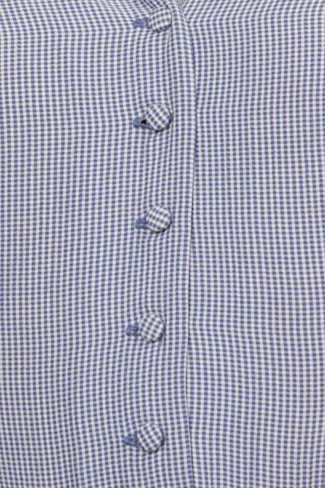 Rouje MAGGIE Top Bleu Vichy Women Blouses and Tops