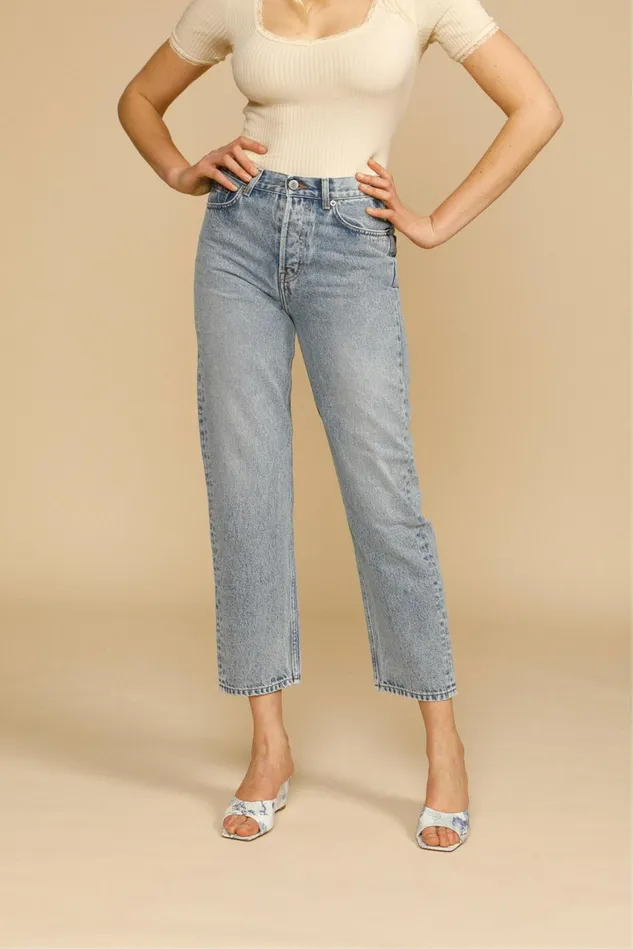 Rouje MARAIS Jeans Indigo Vintage Wash Women Pants