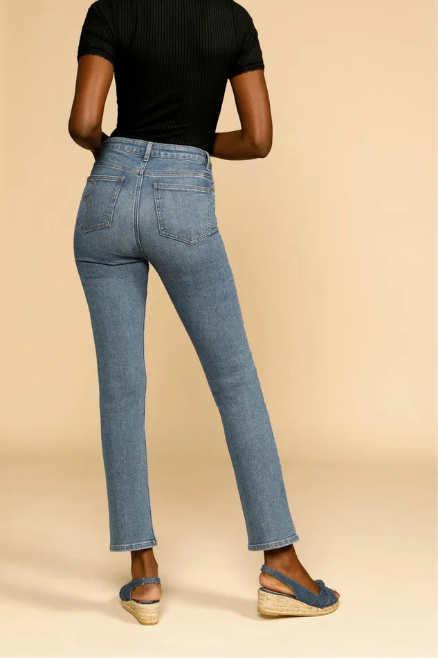 Rouje ODEON Jeans Indigo Double Stone Women Pants