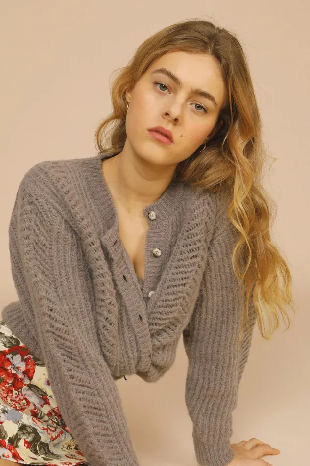 Rouje ODILE Cardigan Light Brown Women Knits