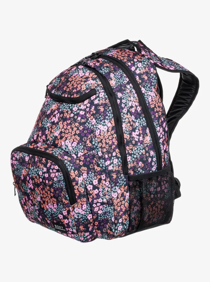 Roxy Backpacks Shadow Swell Printed 24L Medium Backpack Anthracite Floral Daze 8211 Women