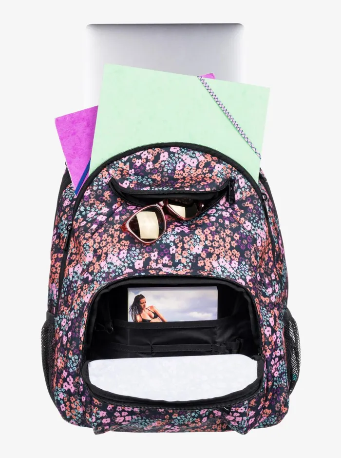 Roxy Backpacks Shadow Swell Printed 24L Medium Backpack Anthracite Floral Daze 8211 Women