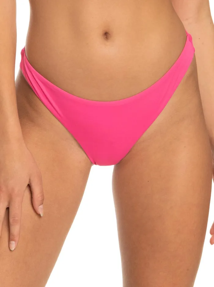 Roxy Bikinis Beach Classics Cheeky Bikini Bottoms Shocking Pink 8211 Women