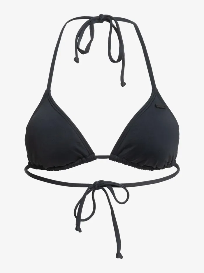 Roxy Bikinis Beach Classics Tiki Triangle Bikini Top Anthracite 8211 Women