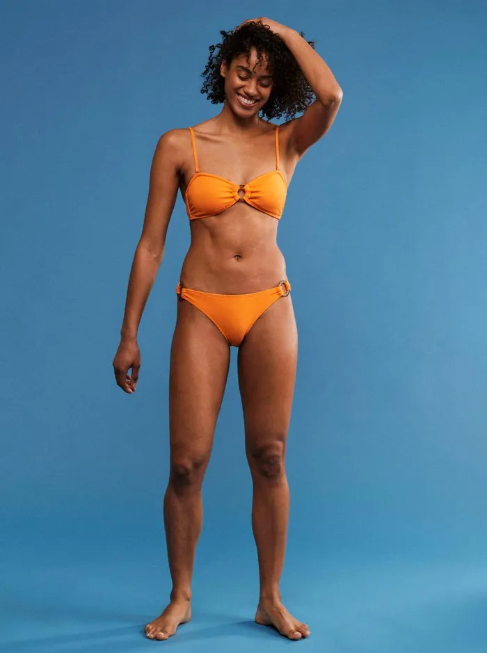 Roxy Bikinis Color Jam Bikini Bottoms Tangelo 8211 Women