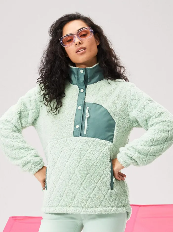 Roxy Fleece and Softshells Alabama Technical Fleece Cameo Green 8211 Women