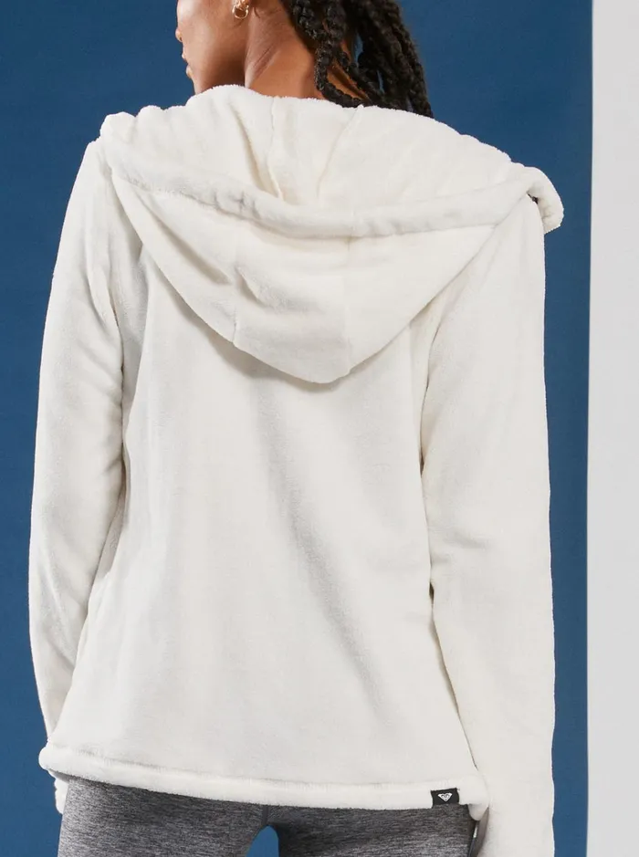 Roxy Fleece and Softshells Tundra Technical Fleece Egret 8211 Women