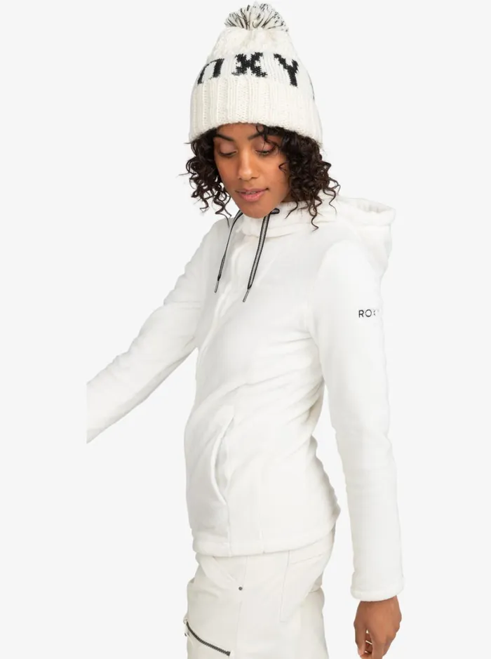 Roxy Fleece and Softshells Tundra Technical Fleece Egret 8211 Women