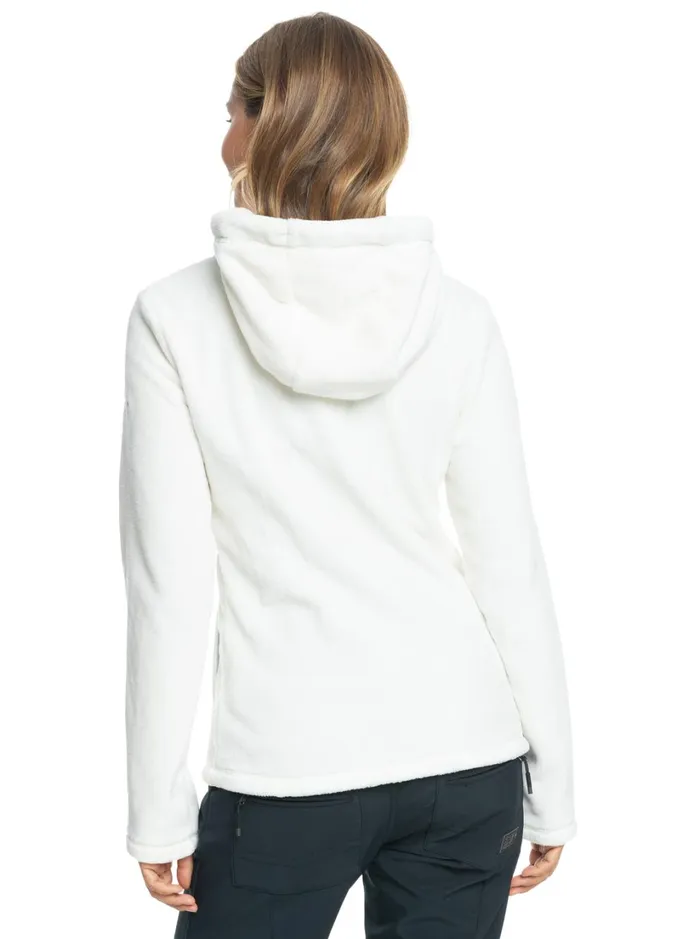 Roxy Fleece and Softshells Tundra Technical Fleece Egret 8211 Women